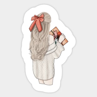 Christmas girl (5) Sticker